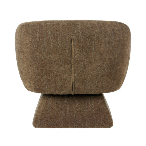 THE HOME COLLECTIVE MOHINDER UPHOLSTERED SWIVEL ARMCHAIR
