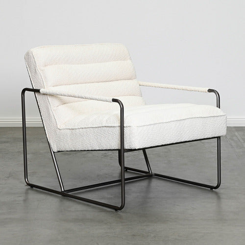BROOKLYN AND BELLA MONIKA BOUCLE ACCENT CHAIR