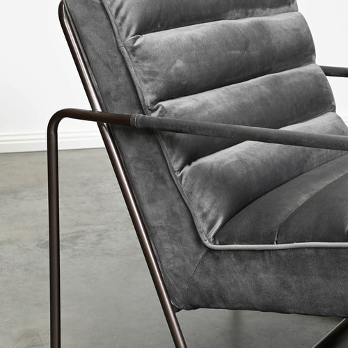 BROOKLYN AND BELLA MONIKA VELVET ACCENT CHAIR