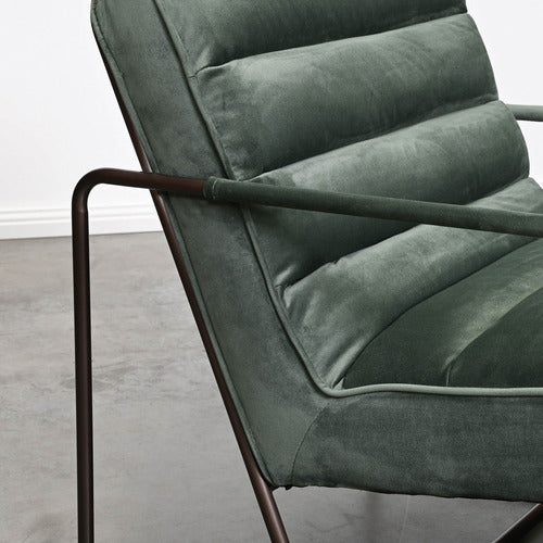 BROOKLYN AND BELLA MONIKA VELVET ACCENT CHAIR