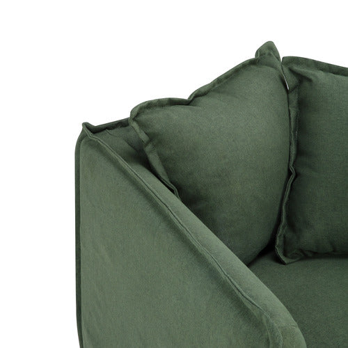 MONTAUK UPHOLSTERED SLIPCOVER ARMCHAIR