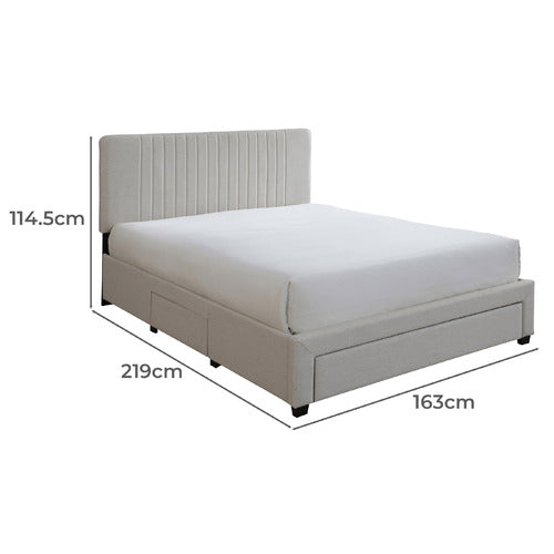 WESTERN DESIGNS MONTES 3 DRAWER QUEEN BED