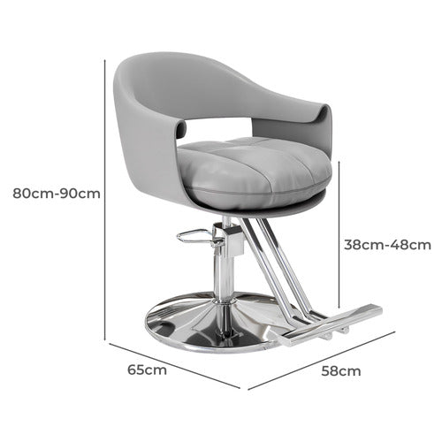 MODERN COLLECTIVE MONTGOMERY FAUX LEATHER SALON CHAIR