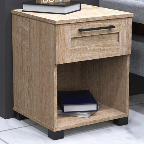 WEST VALLEY INTERIORS MEECAN 1 DRAWER BEDSIDE TABLE