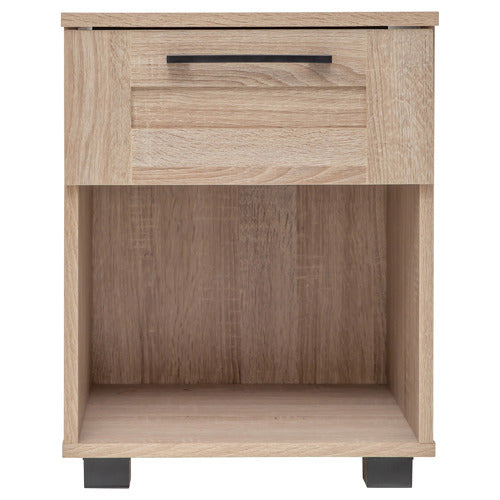 WEST VALLEY INTERIORS MEECAN 1 DRAWER BEDSIDE TABLE