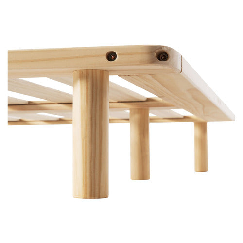 NATURAL MONTY PREMIUM WOODEN BED BASE