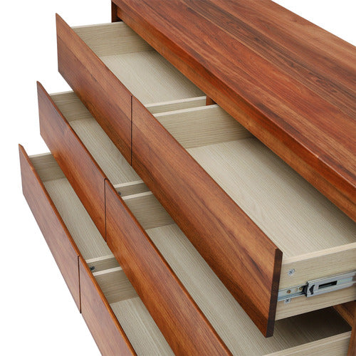 EVERGREEN HOME MONTY BLACKWOOD 6 DRAWER CHEST