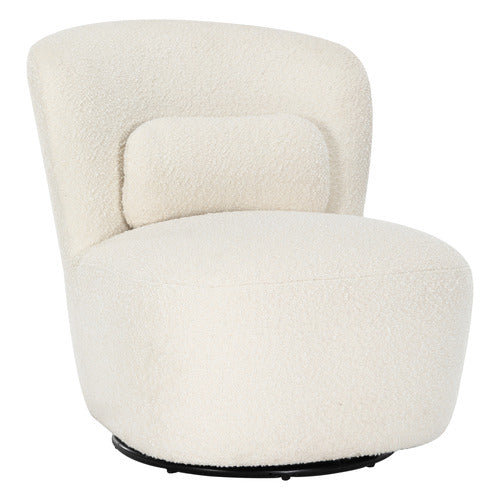 MONTY BOUCLÉ SWIVEL ARMCHAIR