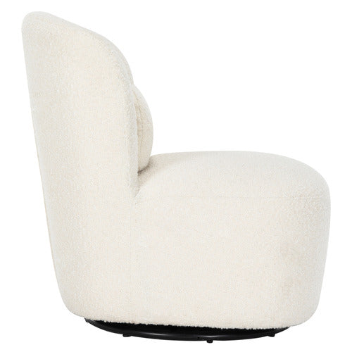 MONTY BOUCLÉ SWIVEL ARMCHAIR