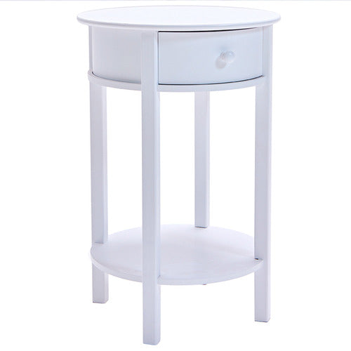 YORK STREET MORIN ROUND BEDSIDE TABLE