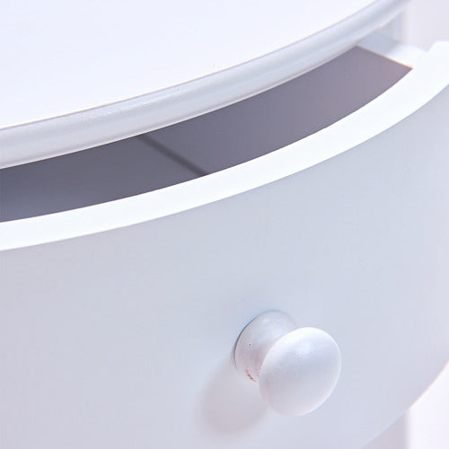 YORK STREET MORIN ROUND BEDSIDE TABLES (SET OF 2)