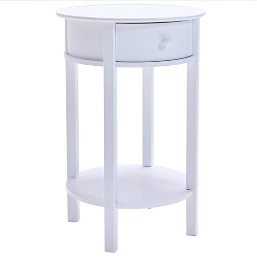YORK STREET MORIN ROUND BEDSIDE TABLES (SET OF 2)