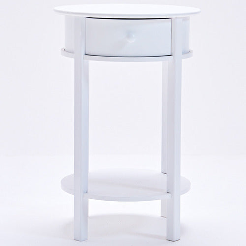 YORK STREET MORIN ROUND BEDSIDE TABLES (SET OF 2)
