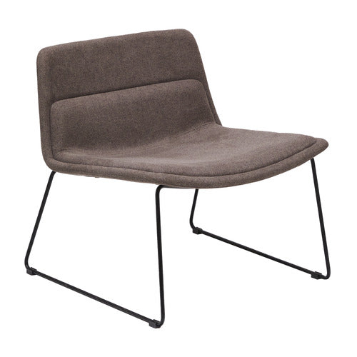 LINEA FURNITURE MORRIS CHENILLE ACCENT CHAIR