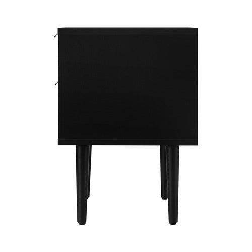 LIVING FUSION MULVILLE 2 DRAWER BEDSIDE TABLE