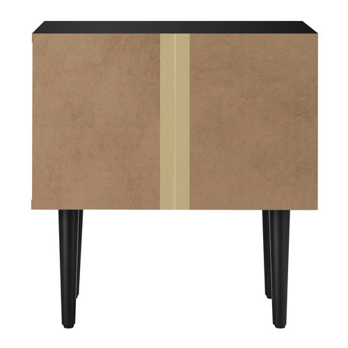 LIVING FUSION MULVILLE 2 DRAWER BEDSIDE TABLE
