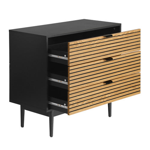 LIVING FUSION MULVILLE 3 DRAWER CHEST