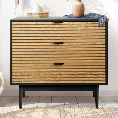 LIVING FUSION MULVILLE 3 DRAWER CHEST