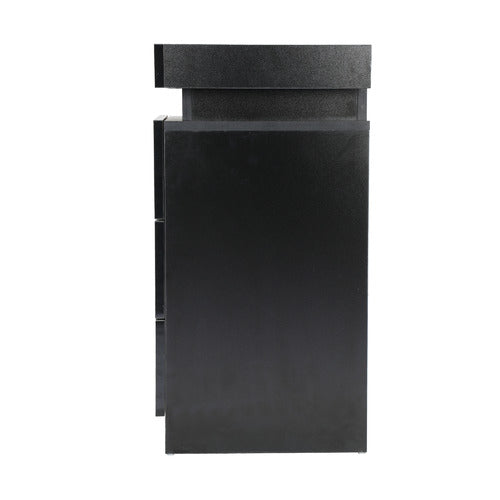 LIVING FUSION MURRAY 3 DRAWER BEDSIDE TABLE WITH LED LIGHT