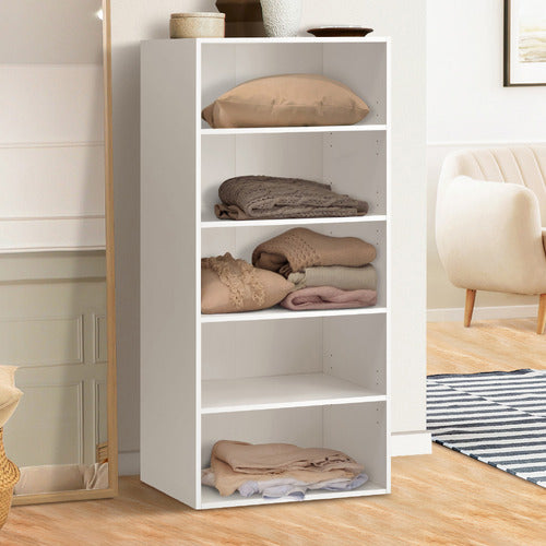 LIVING FUSION CASSANDRA 5 SHELF WARDROBE