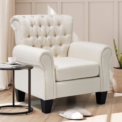 NATURALLY PROVINICIAL DUMAS UPHOLSTERED ARMCHAIR