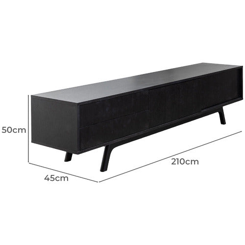 HARPER & HINDLEY NAOMI 2 DOOR 2 DRAWER TV UNIT