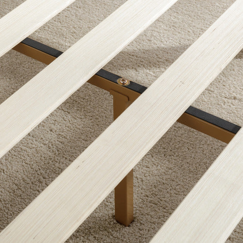 NATURAL BELVEDERE WOODEN BED BASE