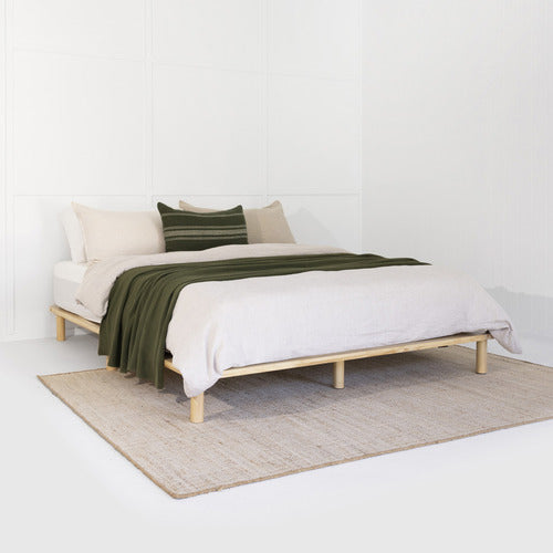NATURAL MONTY PREMIUM WOODEN BED BASE