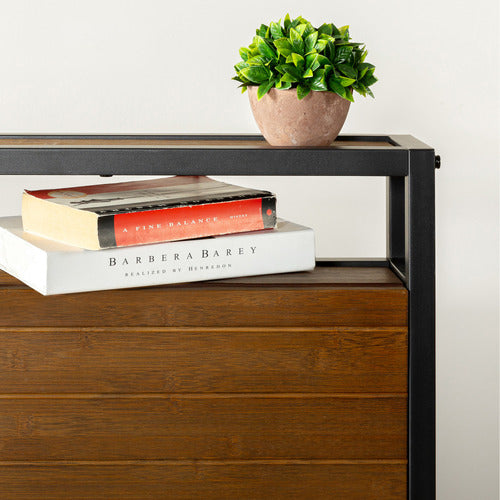 NATURAL VENKATA BED WITH USB PORT