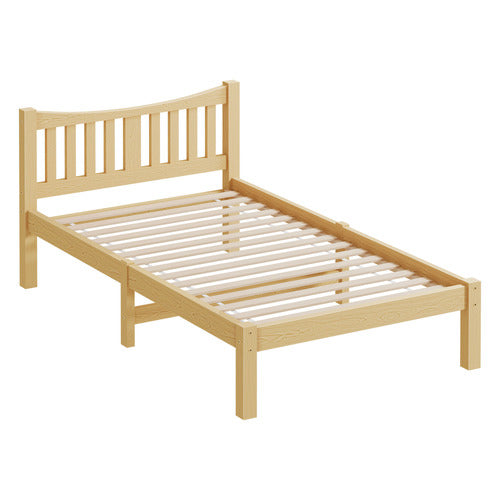 HOXTON ROOM NATURAL CARMILLA PINE WOOD BED FRAME
