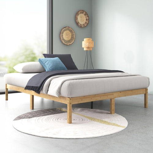 STUDIO HOME NATURAL EMORY BED BASE