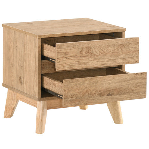 CORE LIVING ANDERSON 2 DRAWER BEDSIDE TABLE