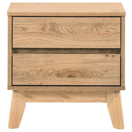 CORE LIVING ANDERSON 2 DRAWER BEDSIDE TABLE