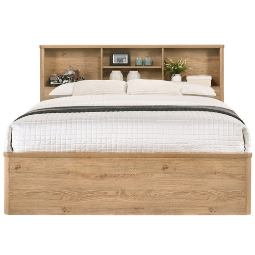 CORE LIVING ANDERSON QUEEN BED WITH BOOKCASE HEADBOARD