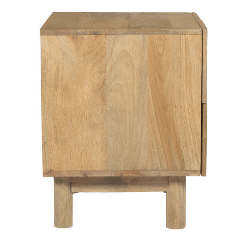 NATURAL ANIKA MANGO WOOD BEDSIDE TABLE
