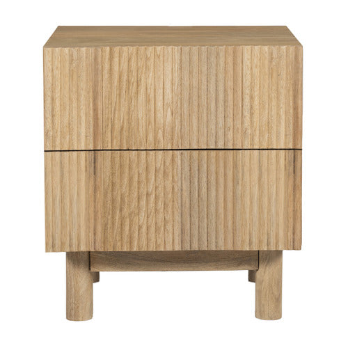 NATURAL ANIKA MANGO WOOD BEDSIDE TABLE