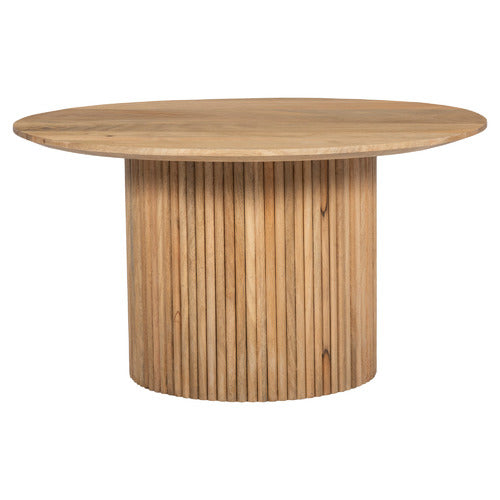 ANIKA ROUND MANGO WOOD COFFEE TABLE