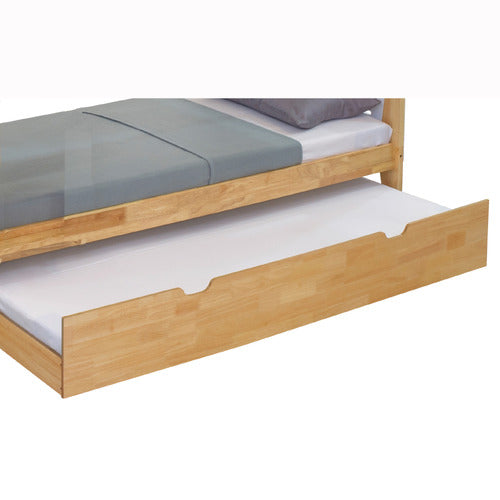 WESTERN DESIGNS NATURAL WILLA KING SINGLE TRUNDLE BED
