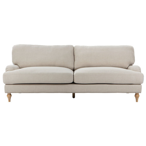 NATURAL DORSET 3 SEATER SOFA