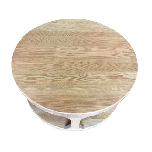 HAMILTON FURNITURE NATURAL FRANZ OAK WOOD COFFEE TABLE