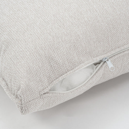 NATURAL GEORGIE 3 SEATER UPHOLSTERED SOFA