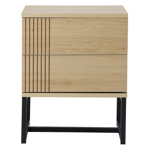 LIVING FUSION NATURAL MICHAELA BEDSIDE TABLE