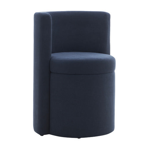 CORNER OFFICE NAVY BENSON ACCENT CHAIR
