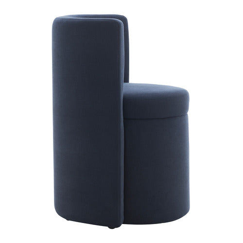 CORNER OFFICE NAVY BENSON ACCENT CHAIR