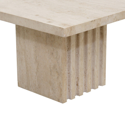 REXINGTON HOME NAYA TRAVERTINE COFFEE TABLE
