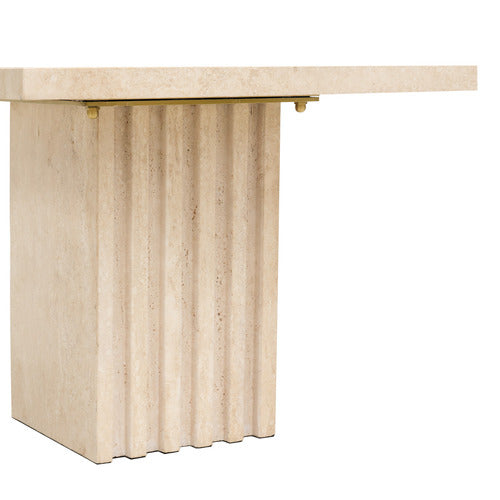 REXINGTON HOME NAYA TRAVERTINE COFFEE TABLE
