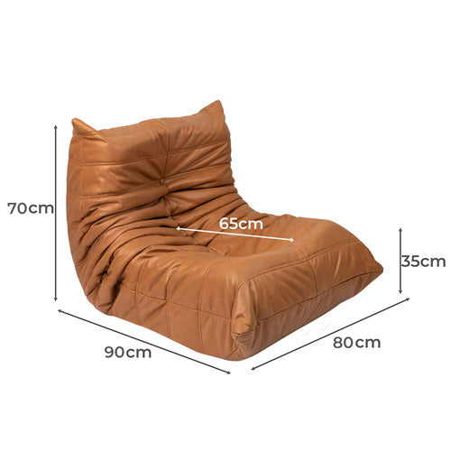 OAKLEIGH HOME NAYELI TOGO LAZY CATERPILLAR REPLICA CHAIR