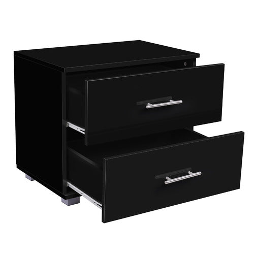 HOXTON ROOM ALLANIS 2 DRAWER BEDSIDE TABLE
