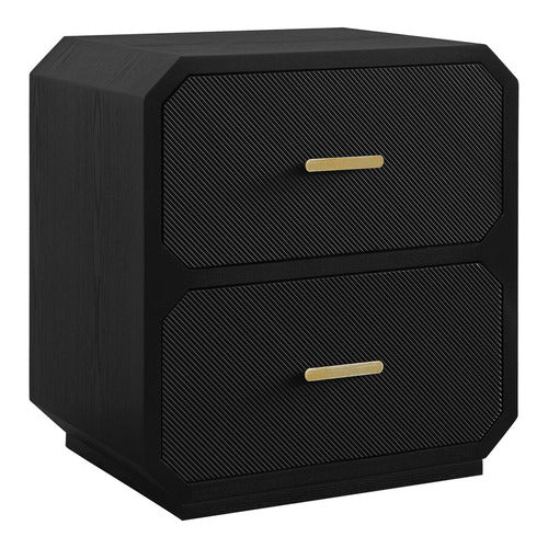 REXINGTON HOME NELSON 2 DRAWER BEDSIDE TABLE