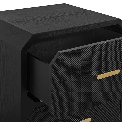 REXINGTON HOME NELSON 2 DRAWER BEDSIDE TABLE